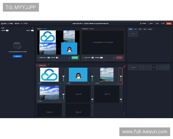 云导播协同在本阶段接入采集终端 实现了转播素材的异地同步剪辑共享